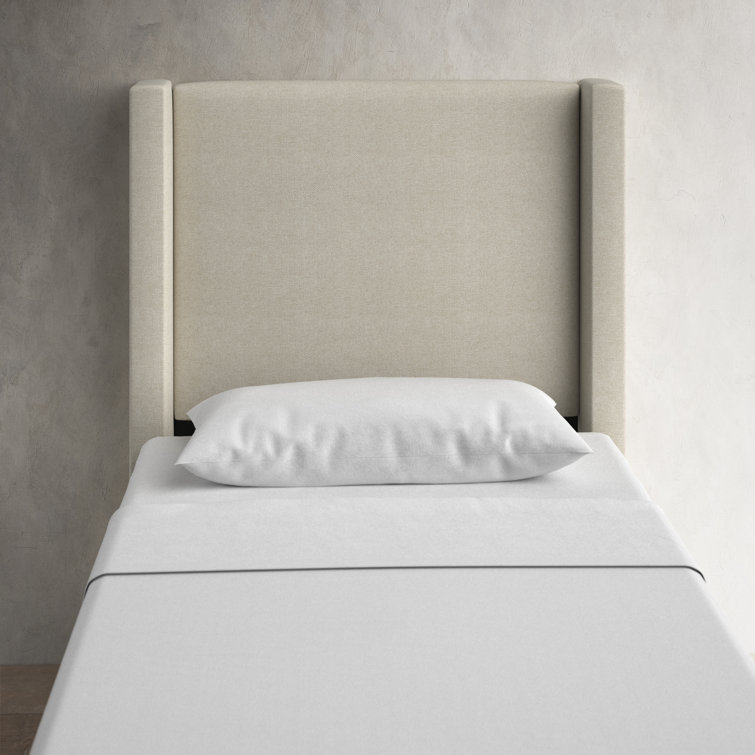 Benson Upholstered Headboard Size Twin Upholstery Beige